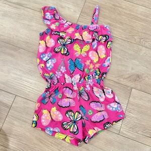 The Children's Place Pink Butterfly Romper